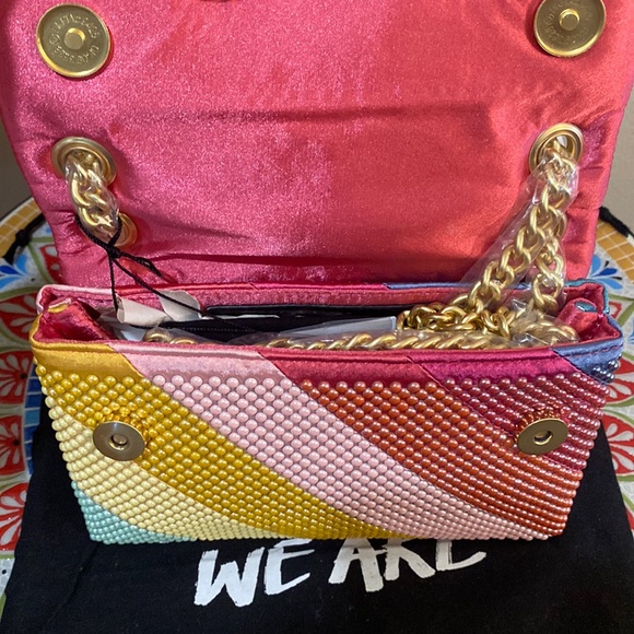 Kurt Geiger Mini Kensington Beaded Convertible Shoulder Bag - Picture 8 of 16